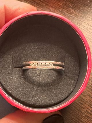 Anillo Jud Joies Plata con diamantes