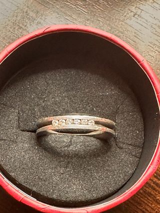 Anillo Jud Joies Plata con diamantes