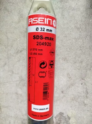 Broca Martillo SDS-max 32x250x370 mm