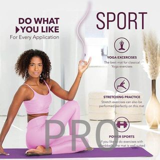 Esterilla de yoga - lila-rosa