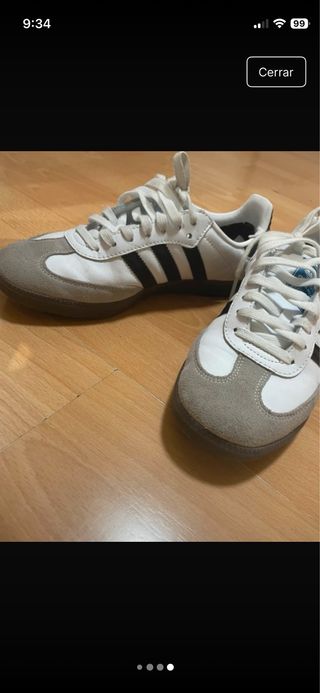Zapatillas Adidas Samba negra y Blanco