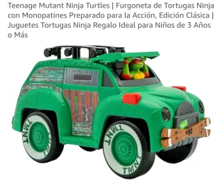 Coche Juguete Tortugas Ninja Party Cruiser