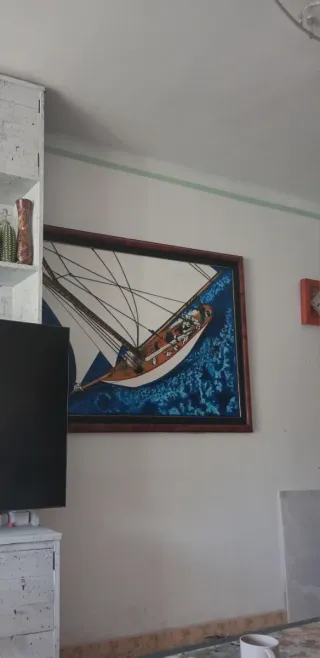 Pintura Velero Regata 86x123