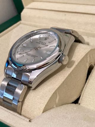 Reloj Rolex Plata y Blanco