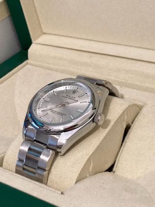 Reloj Rolex Plata y Blanco