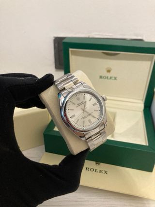 Reloj Rolex Plata y Blanco