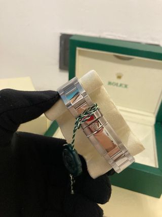 Reloj Rolex Plata y Blanco