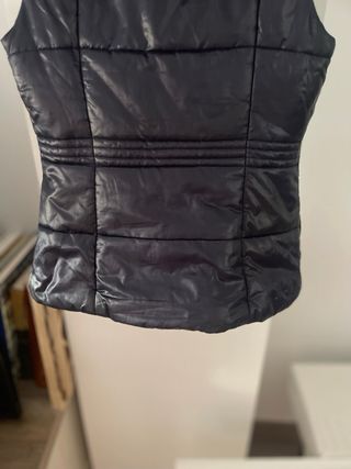 Chaleco Adolfo Dominguez Azul marino y Gris