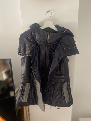 Chaleco Adolfo Dominguez Azul marino y Gris