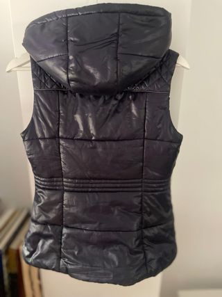 Chaleco Adolfo Dominguez Azul marino y Gris