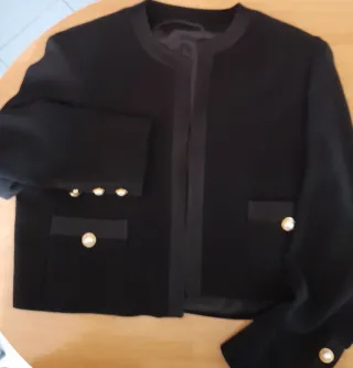 Giacca elegante nera vintage Arezia Made in Italy