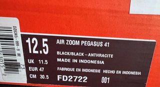 Nike Air Zoom Pegasus 47 EU / 12.5 US