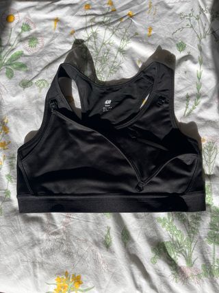 Top Lactancia H&M Negro Talla M