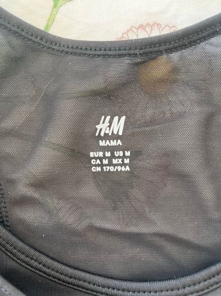 Top Lactancia H&M Negro Talla M