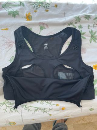 Top Lactancia H&M Negro Talla M