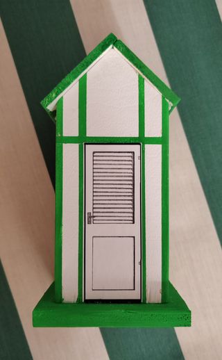 Cabina da spiaggia in legno riviera romagnola