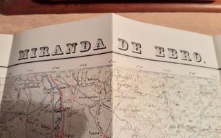Mapa vintage Miranda de Ebro