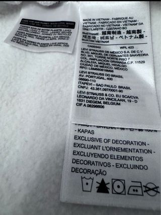 Sudadera Levi's Hombre Talla XL