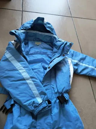 Mono de nieve azul para niño/niña 7-8 años