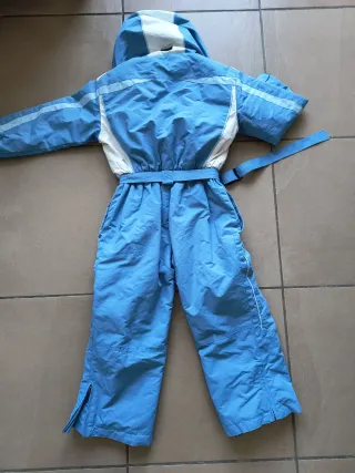 Mono de nieve azul para niño/niña 7-8 años