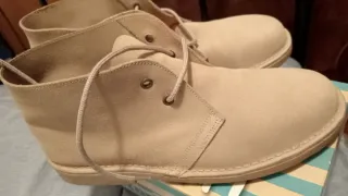 Zapatos serraje artesanos beige