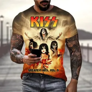 Camiseta Kiss 3D End of the Road