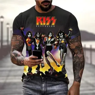 Camiseta Kiss 3D End of the Road