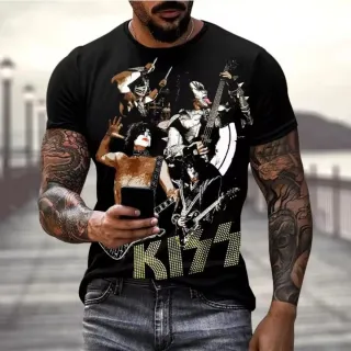 Camiseta Kiss 3D End of the Road