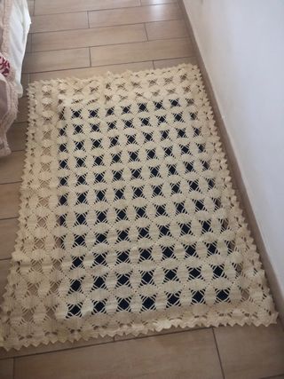 sharpa fatto a mano uncinetto beige