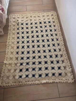 sharpa fatto a mano uncinetto beige