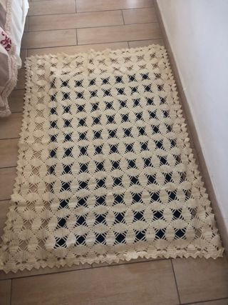 sharpa fatto a mano uncinetto beige