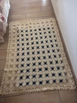 sharpa fatto a mano uncinetto beige