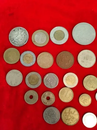 Lote monedas antiguas coleccionistas