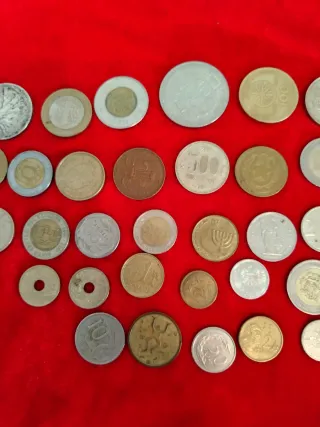 Lote monedas antiguas coleccionistas