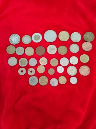 Lote monedas antiguas coleccionistas