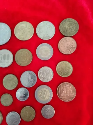 Lote monedas antiguas coleccionistas