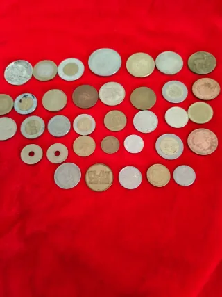 Lote monedas antiguas coleccionistas