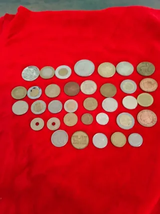 Lote monedas antiguas coleccionistas