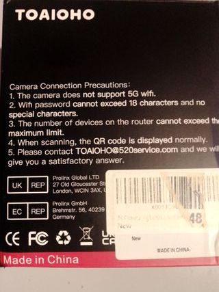 Cámara Wi-Fi TOAIOHO QB320