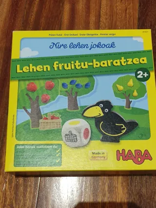 Juego HABA Lehen fruitu-baratzea 2+