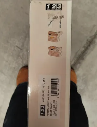 Persiana Veneziana 160x80cm PVC