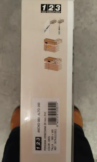 Persiana Veneziana 160x80cm PVC