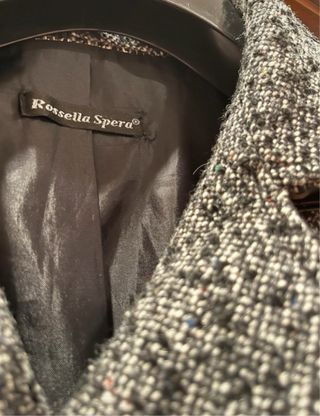 Cappotto Rossella Spera manica 3/4 con cintura