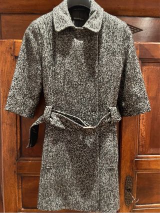 Cappotto Rossella Spera manica 3/4 con cintura