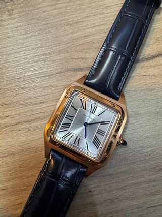 Reloj Cartier Santos Dumont Oro Rosa