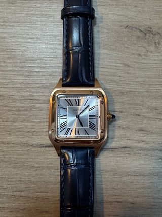 Reloj Cartier Santos Dumont Oro Rosa
