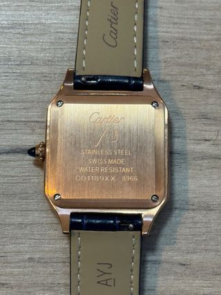 Reloj Cartier Santos Dumont Oro Rosa