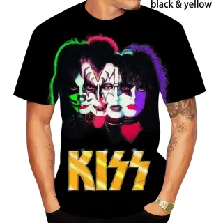 Camisetas KISS 3D Monster