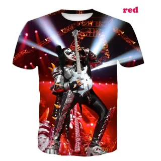 Camisetas KISS 3D Monster