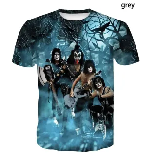 Camisetas KISS 3D Monster